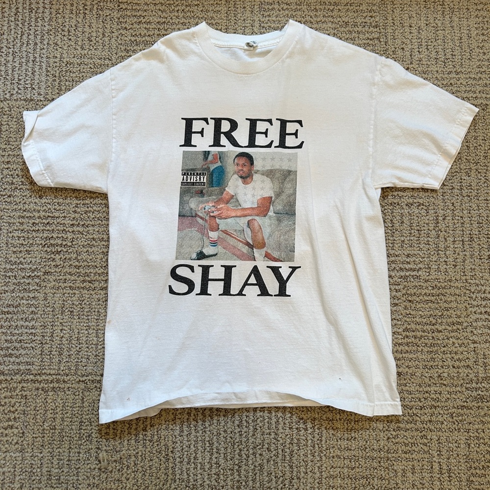 N.E.R.D. In Search Of… FREE SHAY White Graphic T-Shirt